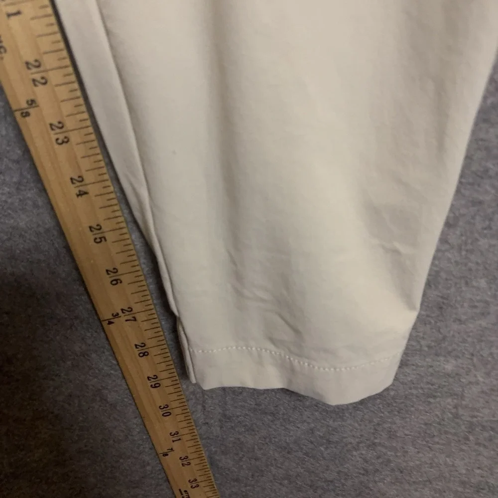BYLT Ace Jogger Mens 33 Beige Tapered Stretch Performance Tech Athleisure